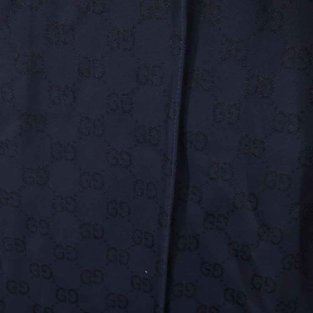 GUCCI(グッチ) GGジャカード テクニカルジャージー ワイドレッグパンツ ネイビー 814182 XJG1Y