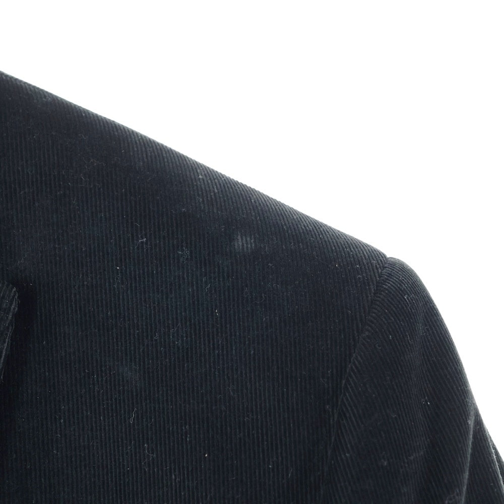 DOLCE & GABBANA(ドルチェアンドガッバーナ) コーデュロイテーラードジャケット ブラック