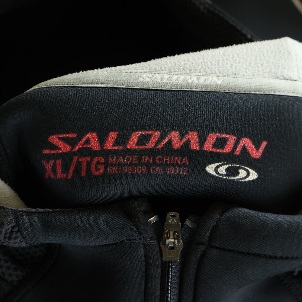 SALOMON(サロモン) シェルジップアップパーカー ブラック