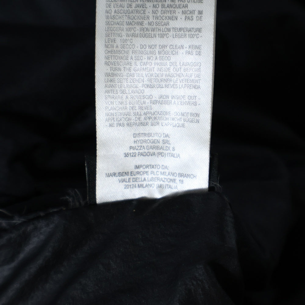 HYDROGEN(ハイドロゲン) ナイロン2WAYダウンベスト ダウンジャケット ブラック