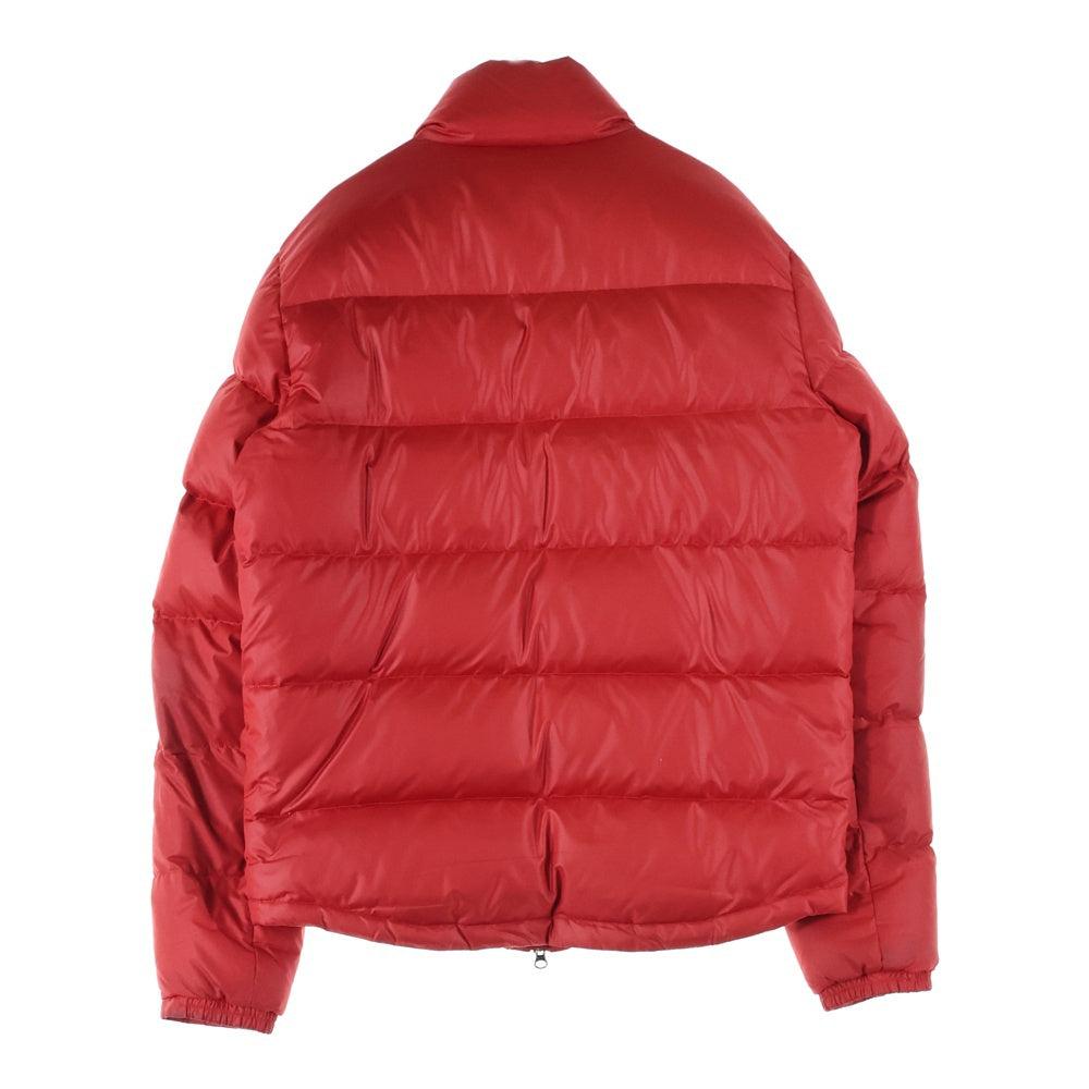 EA7(イーエーセブン) エンブレムパッチナイロンダウンジャケット レッド