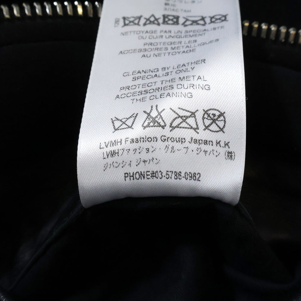 GIVENCHY(ジバンシィ) 袖レザーネオプレンジップアップパーカー 17S 0308 443 ブラック