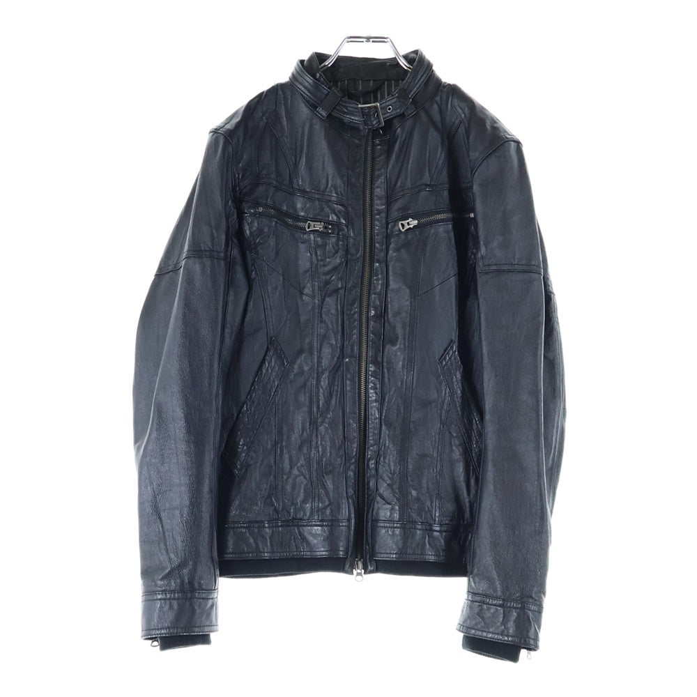 RATTLE TRAP(ラトルトラップ) シングルレザージャケット M053L JM21 ブラック