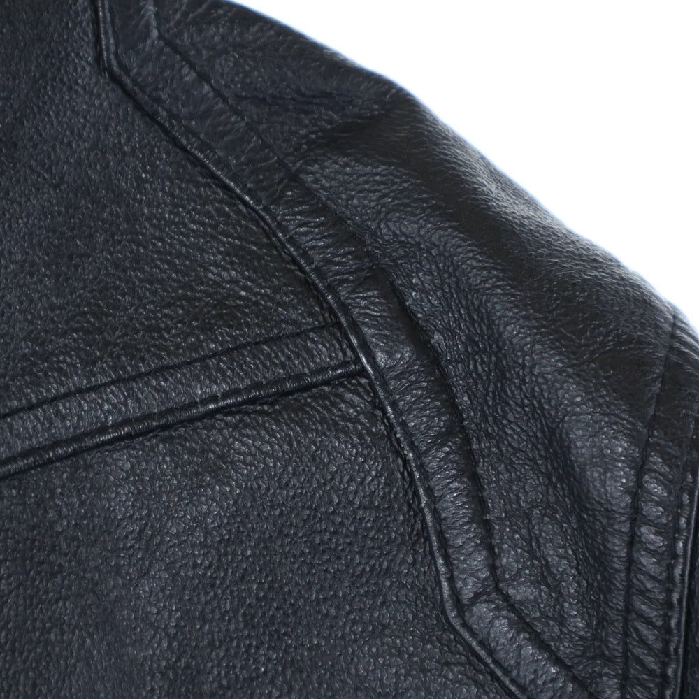 RATTLE TRAP(ラトルトラップ) シングルレザージャケット M053L JM21 ブラック