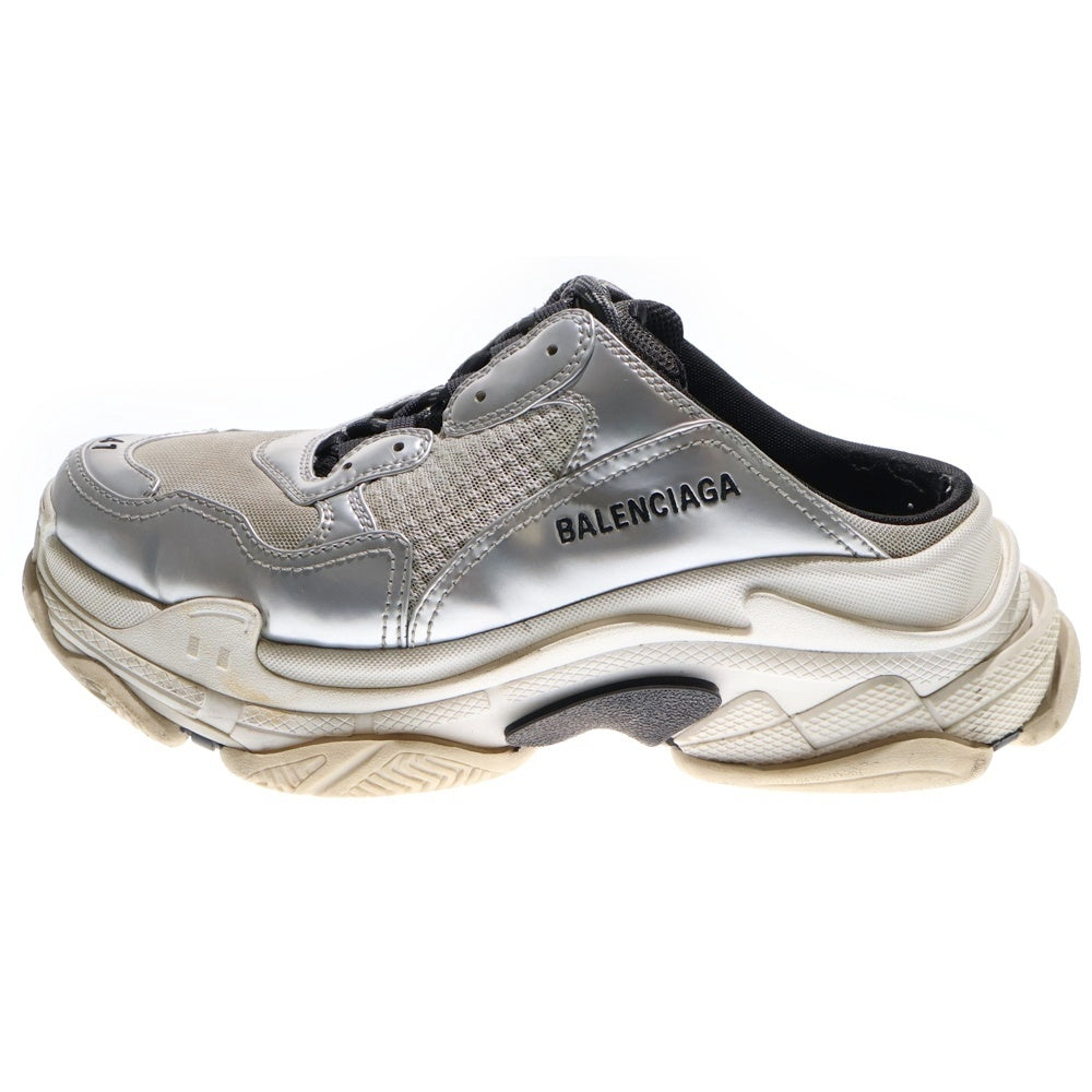 BALENCIAGA(バレンシアガ) Triple S Mule トリプルエス ミュールサンダル ホワイト/グレー 755687