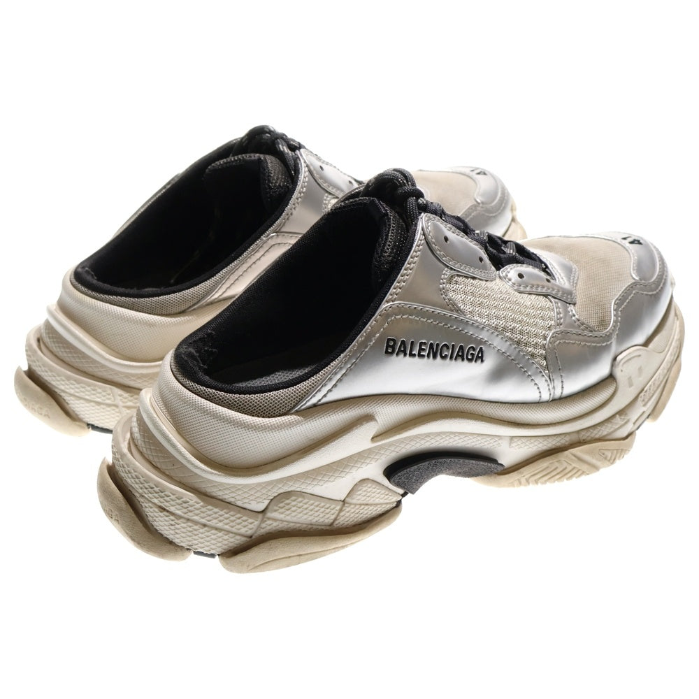 BALENCIAGA(バレンシアガ) Triple S Mule トリプルエス ミュールサンダル ホワイト/グレー 755687