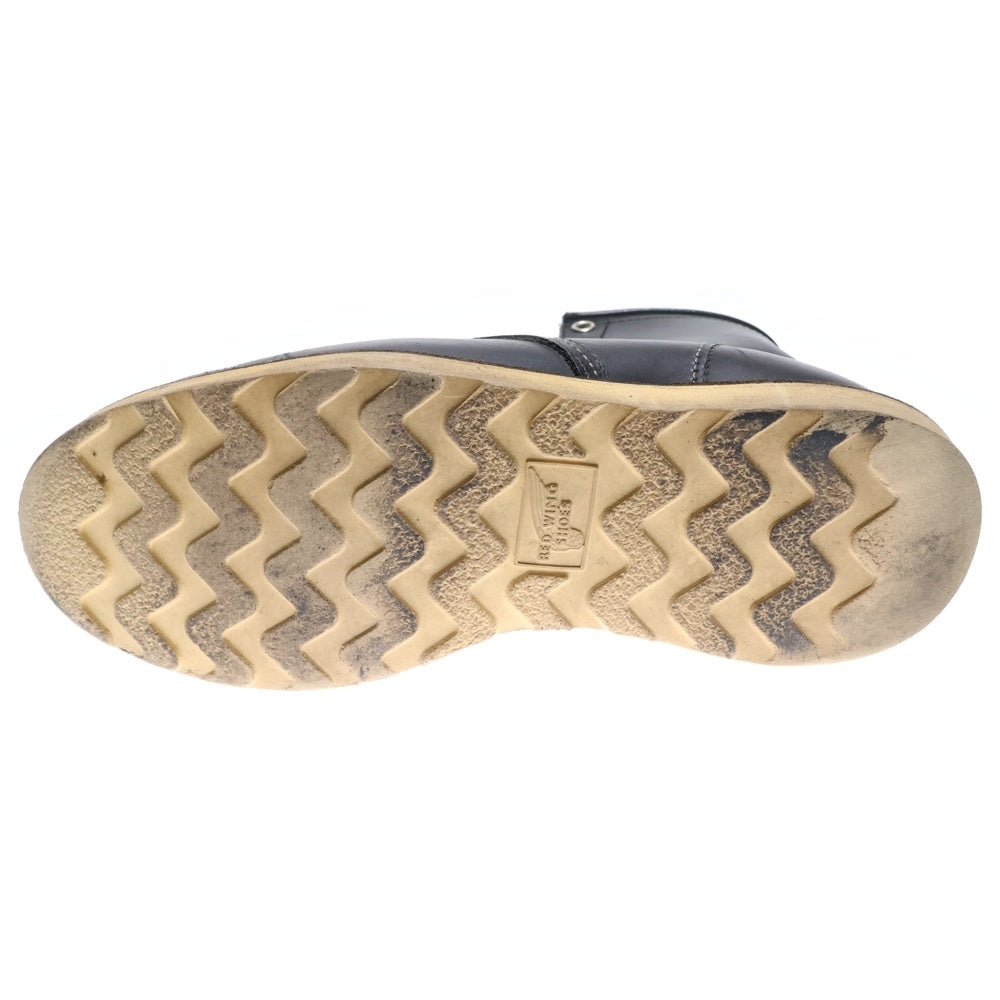 RED WING(レッド ウイング) PLAIN TOE プレートゥ ハイカット レザーシューズ ブラック 8179