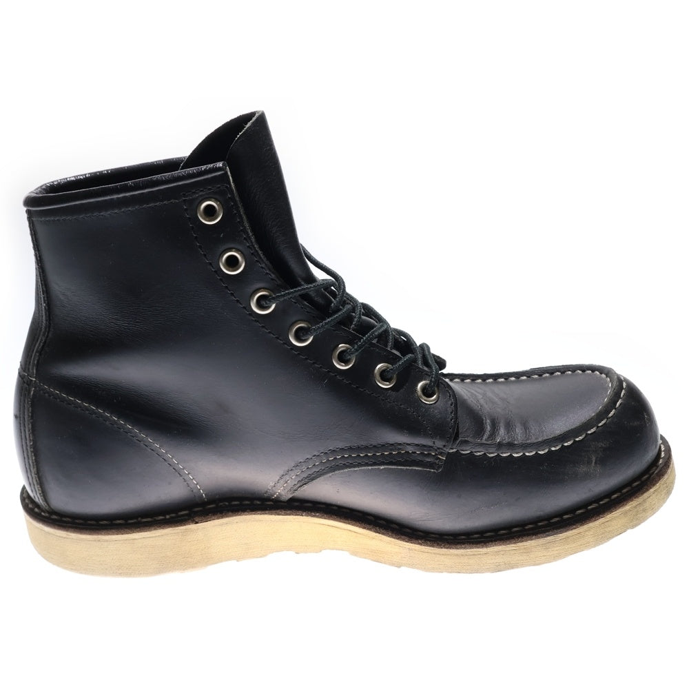 RED WING(レッド ウイング) PLAIN TOE プレートゥ ハイカット レザーシューズ ブラック 8179