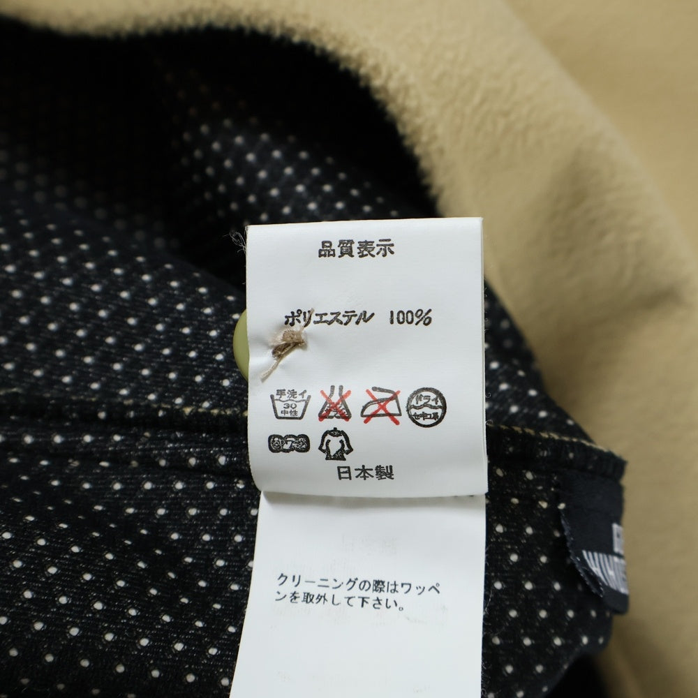 A BATHING APE(アベイシングエイプ) ロゴパッチ エポレット付き半袖シャツ ベージュ