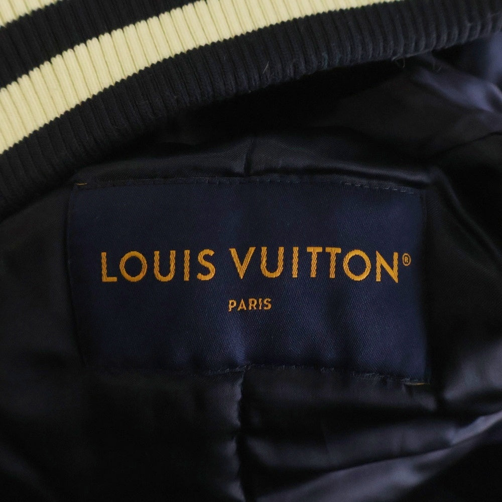 LOUIS VUITTON(ルイヴィトン) 25SS LV Versベースボールブルゾン ラインストーン ジャケット RM251Q GPD HQB71W ネイビー