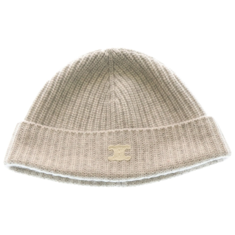 CELINE(セリーヌ) トリオンフ カシミヤニットビーニー AA07D317V 帽子