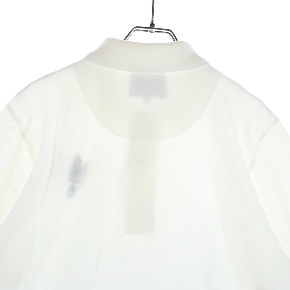 Vivienne Westwood(ヴィヴィアンウエストウッド) SAFETY PIN HEARR SHIRT セーフティピンハート刺繍 半袖ポロシャツ ホワイト
