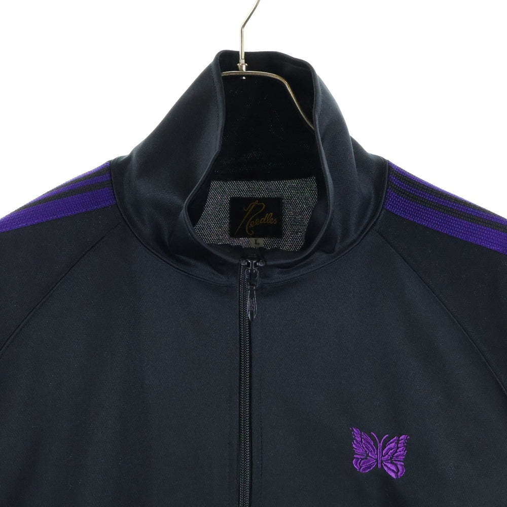 Needles(ニードルス) 23AW TRACK JACKET トラックジャケット ブラック/パープル MR509