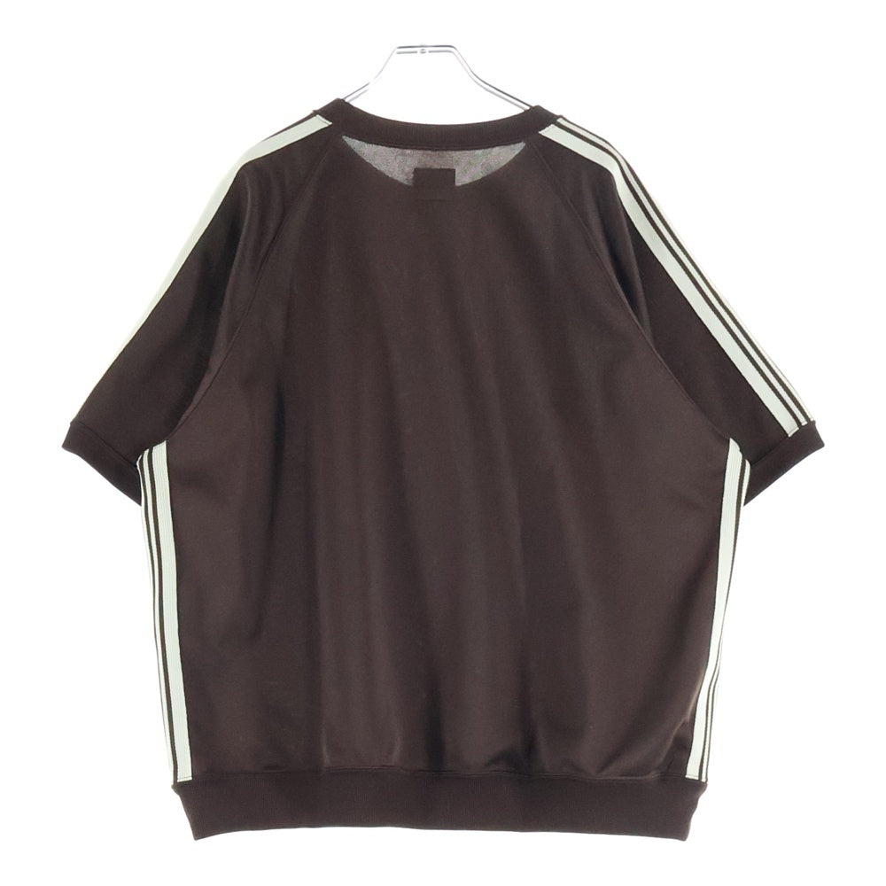 Needles(ニードルス) 23AW TRACK CREW SHIRT トラック 半袖Tシャツ ブラウン MR528