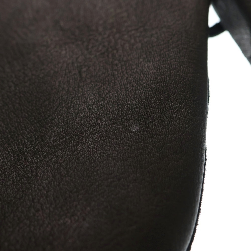 NASNGWAM(ナスングワム) × EARLY MORNIG / DEARSKIN MESSENGER BAG ディアスキン メッセンジャーバッグ ブラック