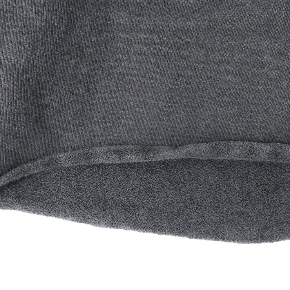 NO BRAND(ノーブランド) WALLA WALLA SPORT ピグメントダイ 13oz クルーネックスウェットトレーナー グレー