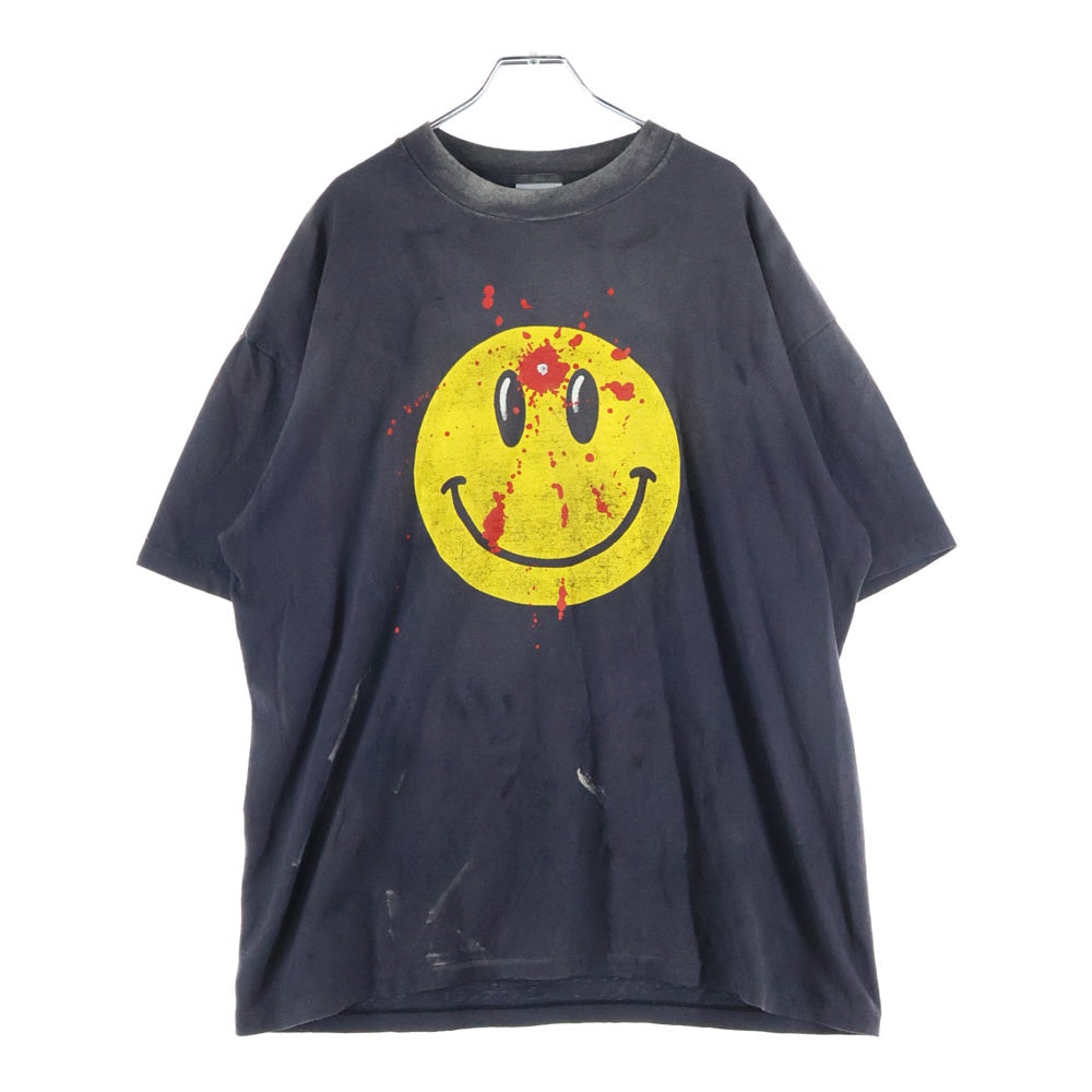READY MADE(レディメイド) SMILE TEE スマイルプリント コットンクルー 