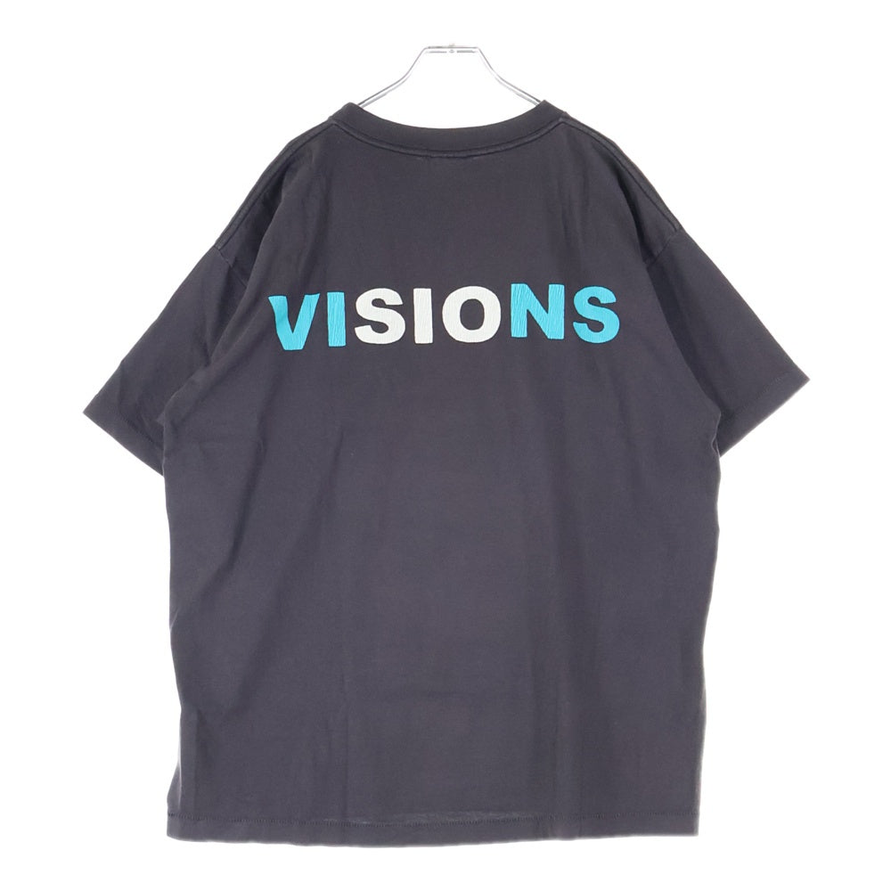 SAINT MICHAEL(セントマイケル) 21SS VISION SS 半袖Tシャツ カットソー ブラック SM-S21-0000-006