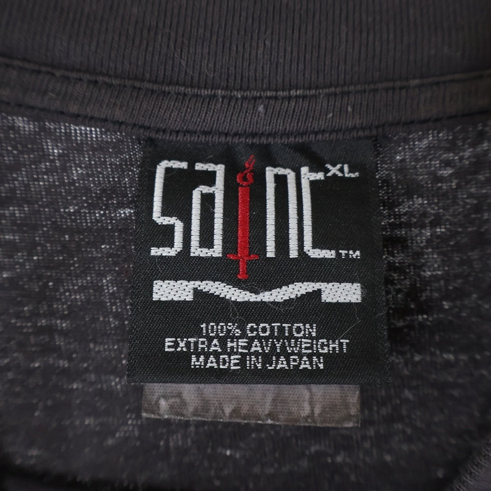 SAINT MICHAEL(セントマイケル) 21SS VISION SS 半袖Tシャツ カットソー ブラック SM-S21-0000-006