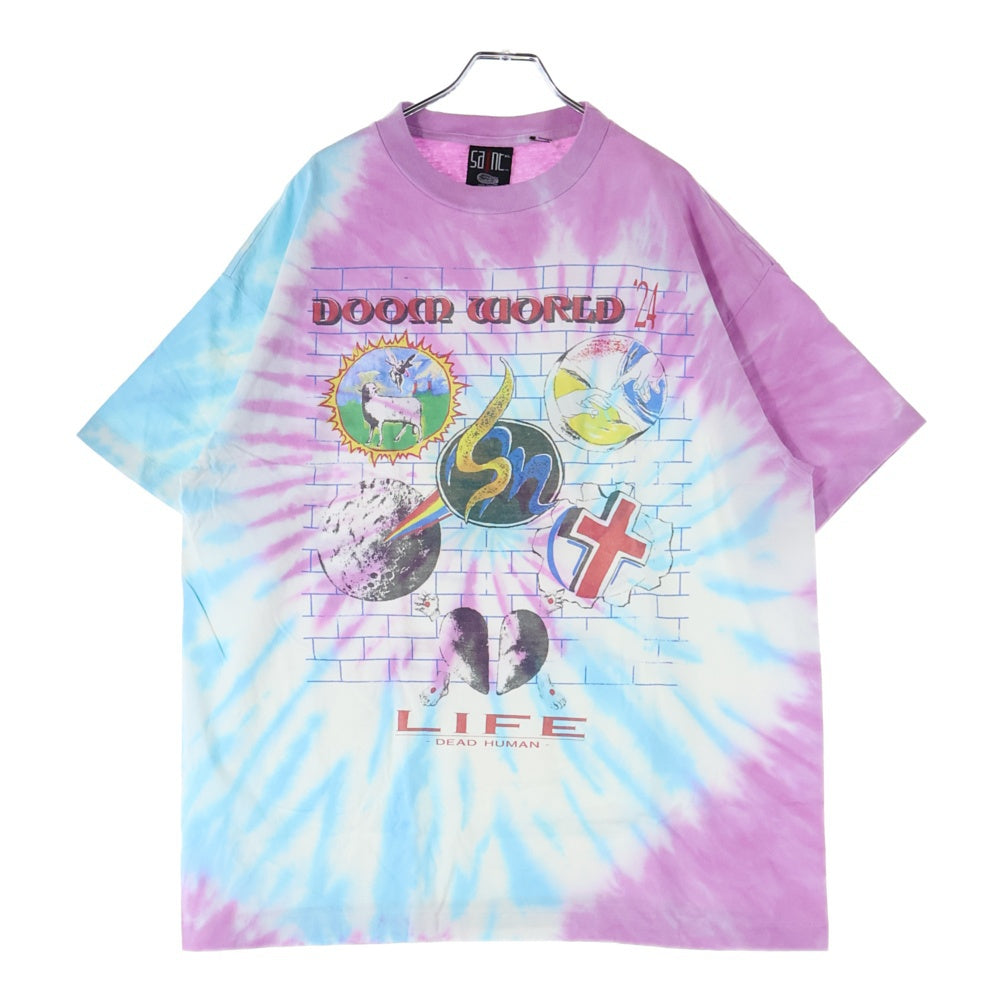 SAINT MICHAEL(セントマイケル) 24SS DOOR WORLD TEE ドアワールド クルーネック半袖Tシャツ マルチカラー SM-YS8-0000-C46