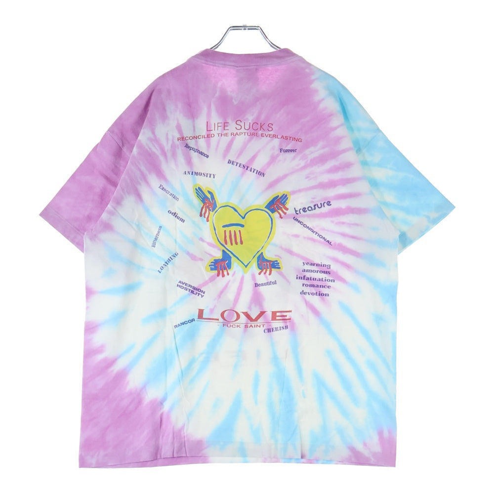 SAINT MICHAEL(セントマイケル) 24SS DOOR WORLD TEE ドアワールド クルーネック半袖Tシャツ マルチカラー SM-YS8-0000-C46