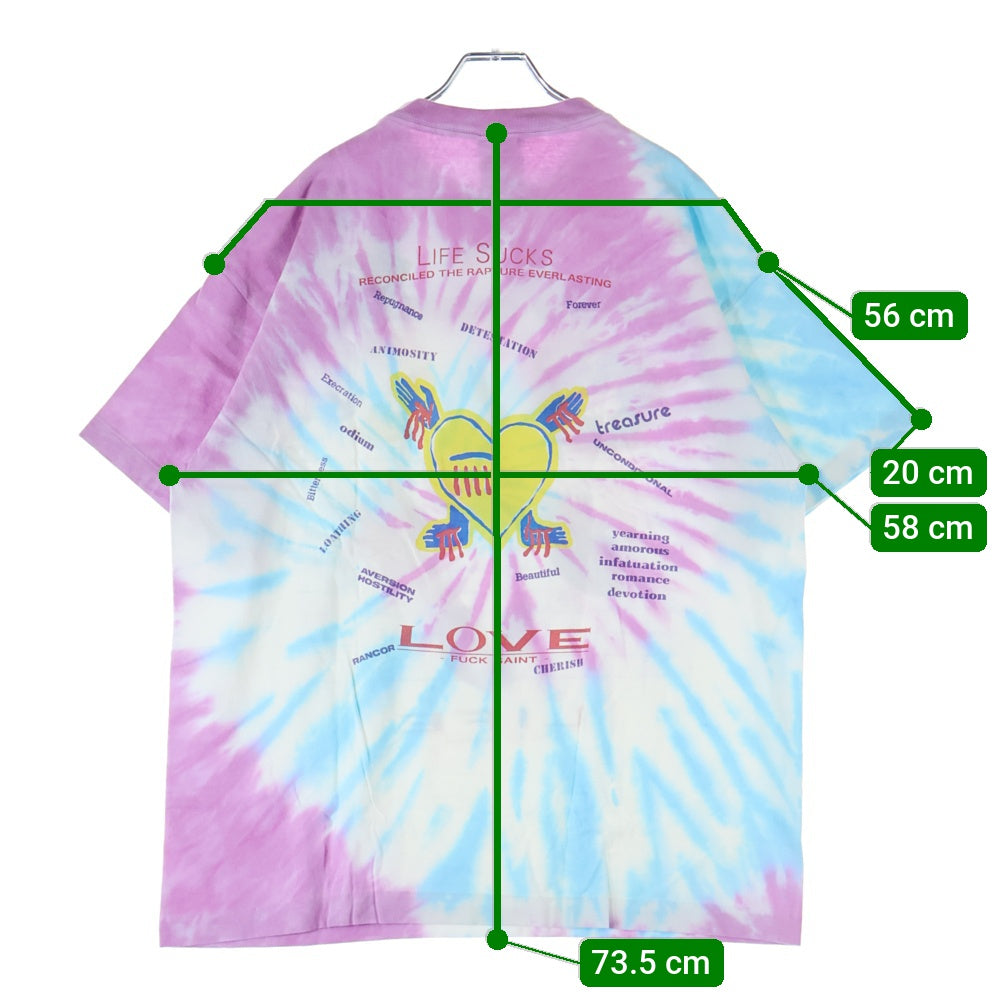 SAINT MICHAEL(セントマイケル) 24SS DOOR WORLD TEE ドアワールド クルーネック半袖Tシャツ マルチカラー SM-YS8-0000-C46