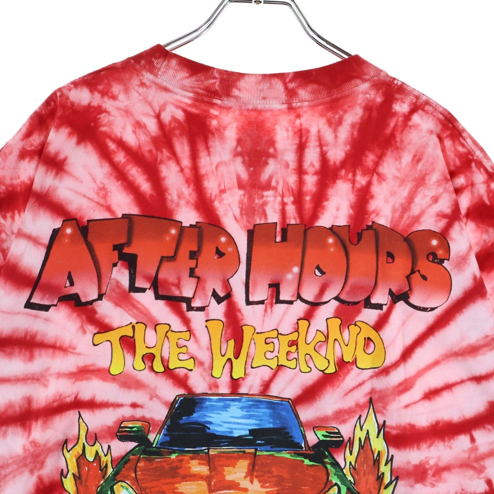 READY MADE(レディメイド) 20SS ×The Weekend ザ ウィークエンド 両面プリント半袖Tシャツカットソー レッド