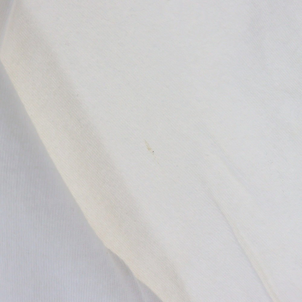 SAINT MICHAEL(セントマイケル) 21SS S/S TEE LOGO EMB ロゴプリント クルーネック 半袖Tシャツ カットソー ホワイト SM-S21-0000-007