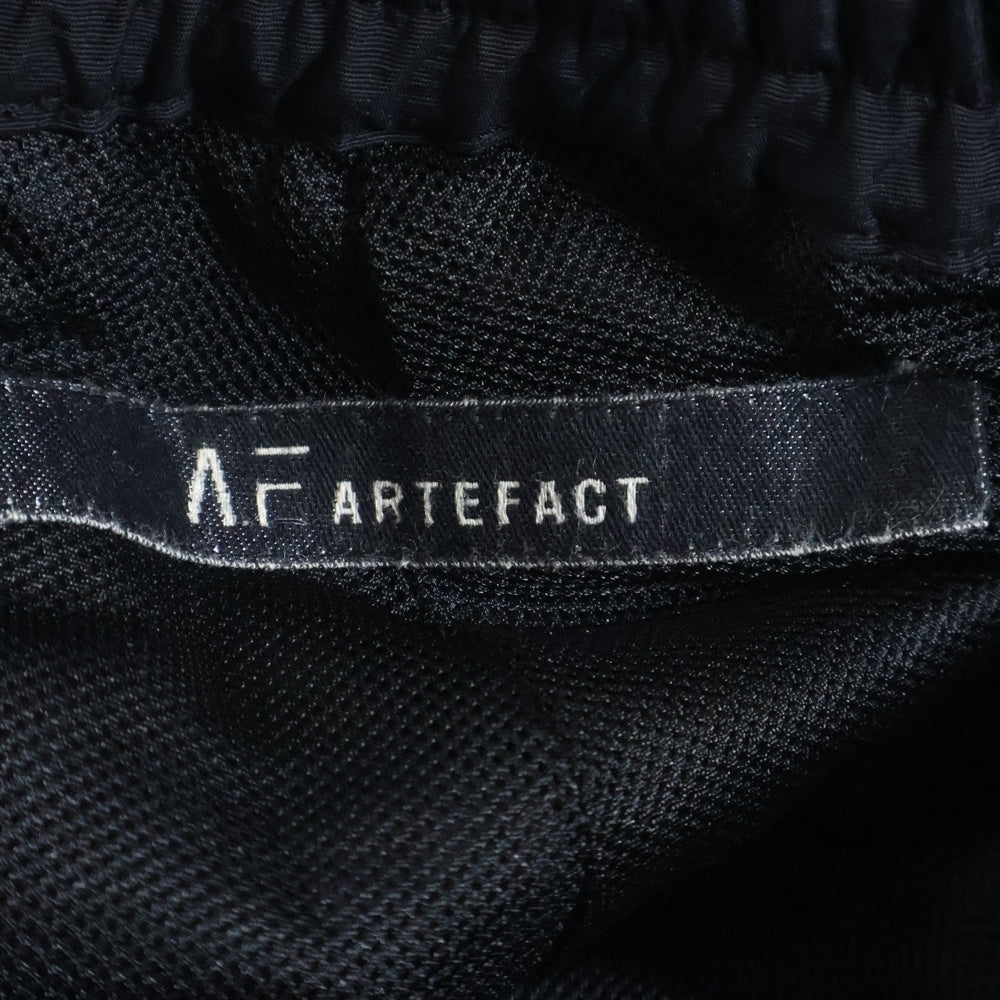 A.F ARTEFACT(エーエフアーティファクト) ワイドカーゴショーツ ブラック