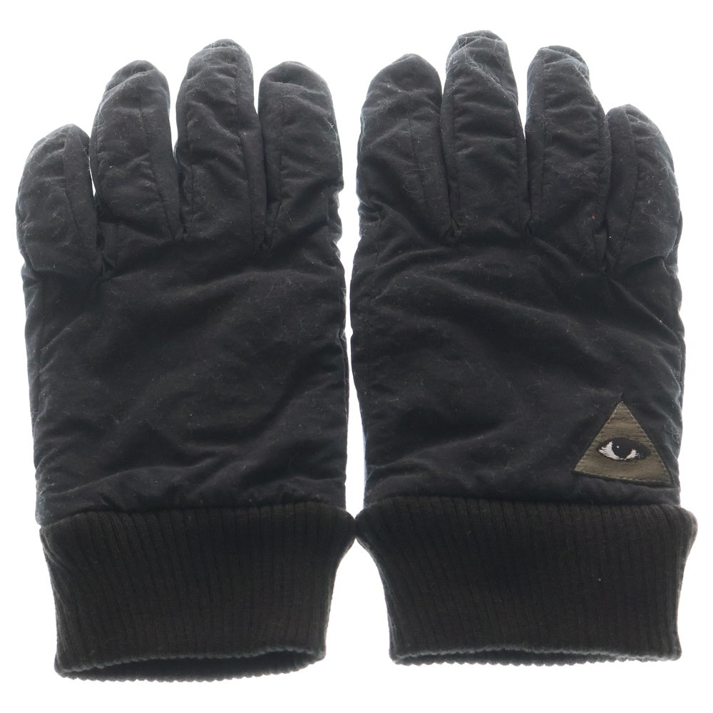UNDERCOVER(アンダーカバー) eye patch detail padded gloves アイパッチレザーグローブ ブラック