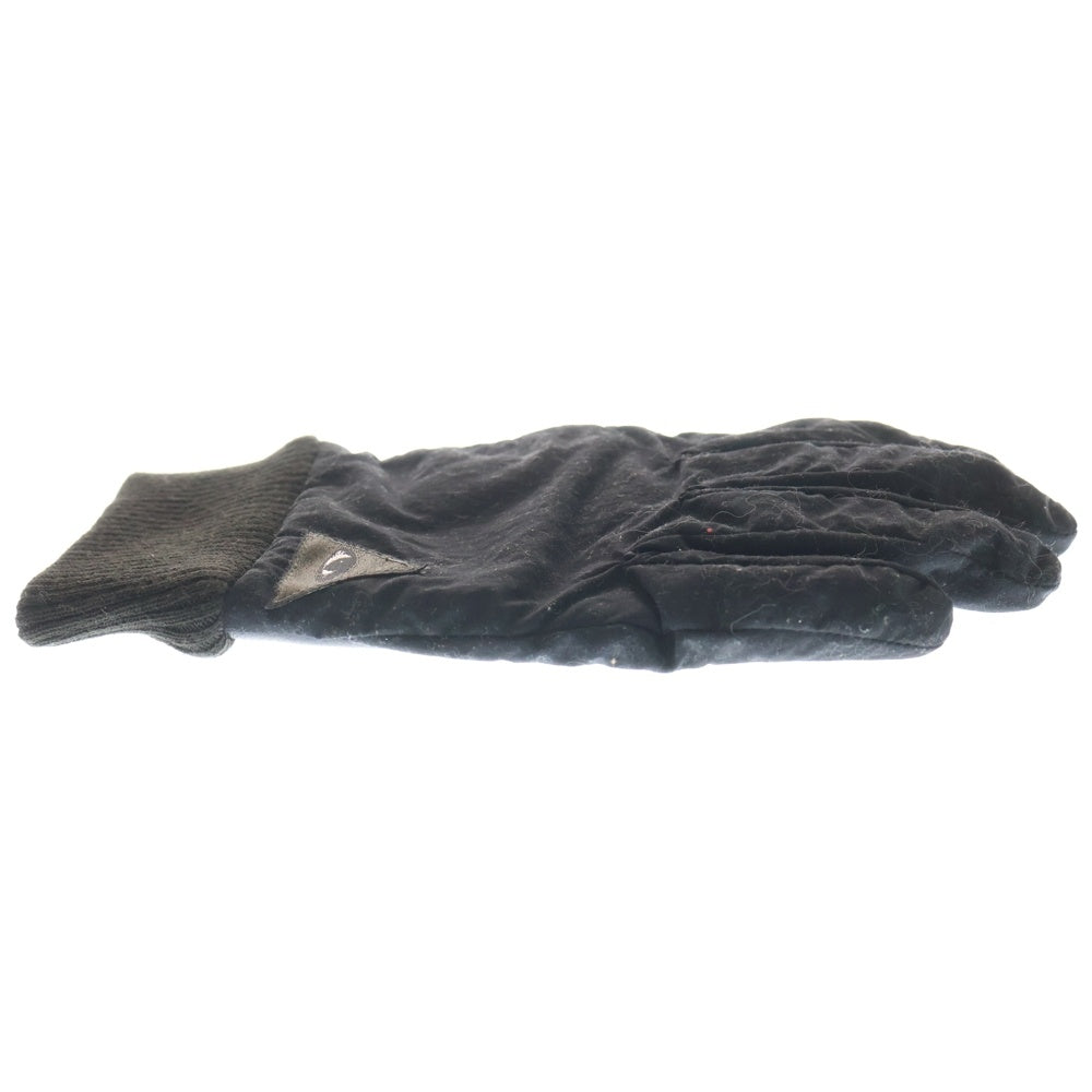 UNDERCOVER(アンダーカバー) eye patch detail padded gloves アイパッチレザーグローブ ブラック