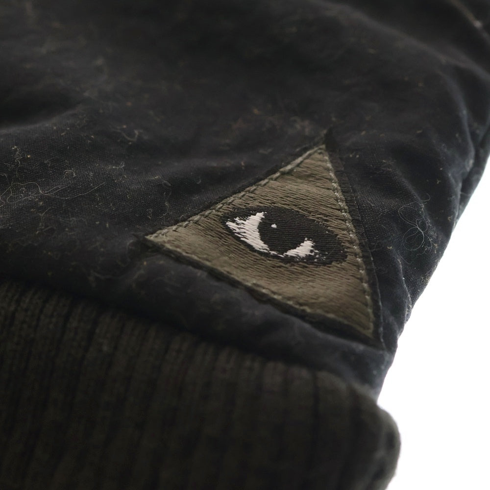 UNDERCOVER(アンダーカバー) eye patch detail padded gloves アイパッチレザーグローブ ブラック