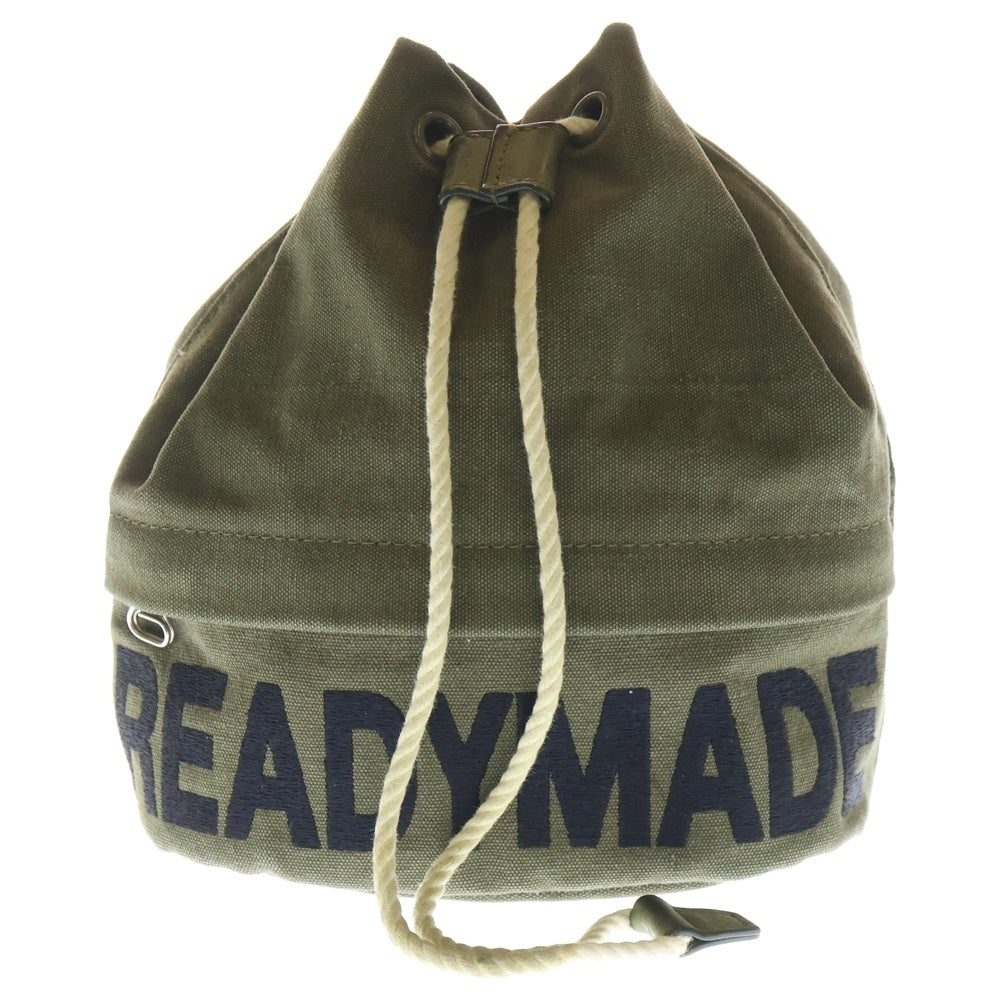 READY MADE (レディメイド) ROPE SACK 巾着 カーキ 美品 READY MADE (レディメイド) ROPE SACK 巾着 カーキ 美品