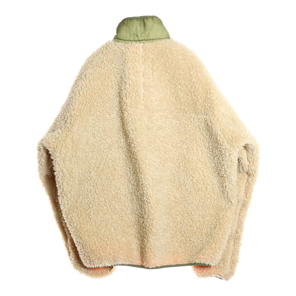 READY MADE(レディメイド) 21AW TEDDY JACKET ボア フリース テディジャケット ベージュ RE-FU-BE-00-00-181