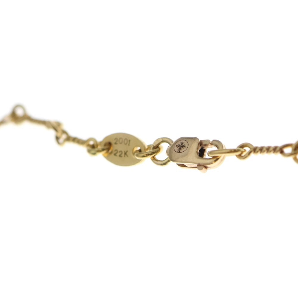 CHROME HEARTS(クロムハーツ) 22K NECKCHAIN T20 ツイストチェーンネックレス 20inch ゴールド BCA015