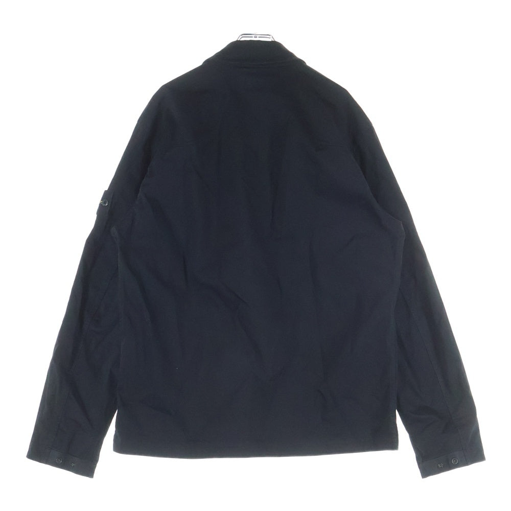 STONE ISLAND(ストーンアイランド) フロントポケット シャツジャケット ブラック 801510812-v0029