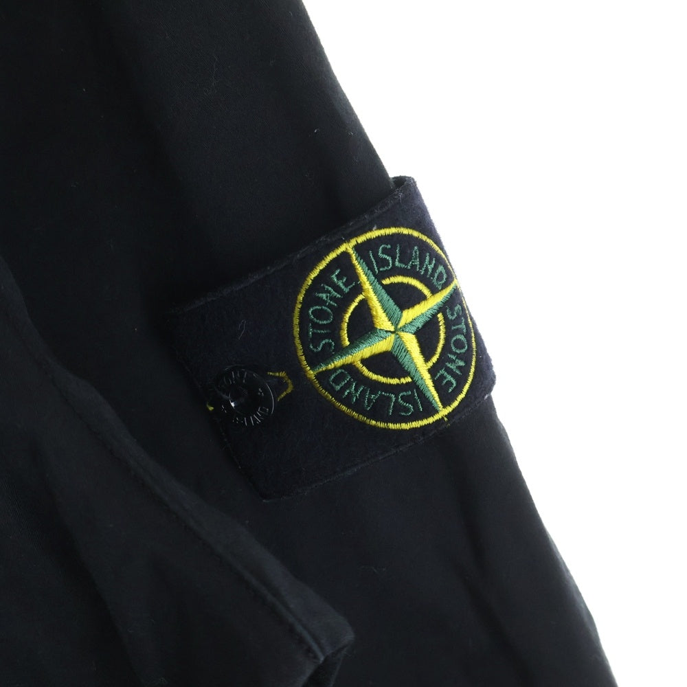 STONE ISLAND(ストーンアイランド) フロントポケット シャツジャケット ブラック 801510812-v0029