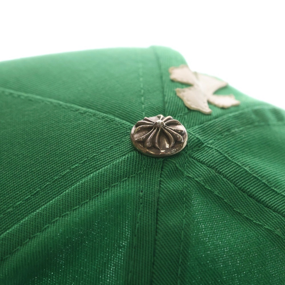 CHROME HEARTS(クロムハーツ) Trucker Cap クロスパッチ CH刺繍 トラッカーキャップ 帽子 グリーン/ホワイト