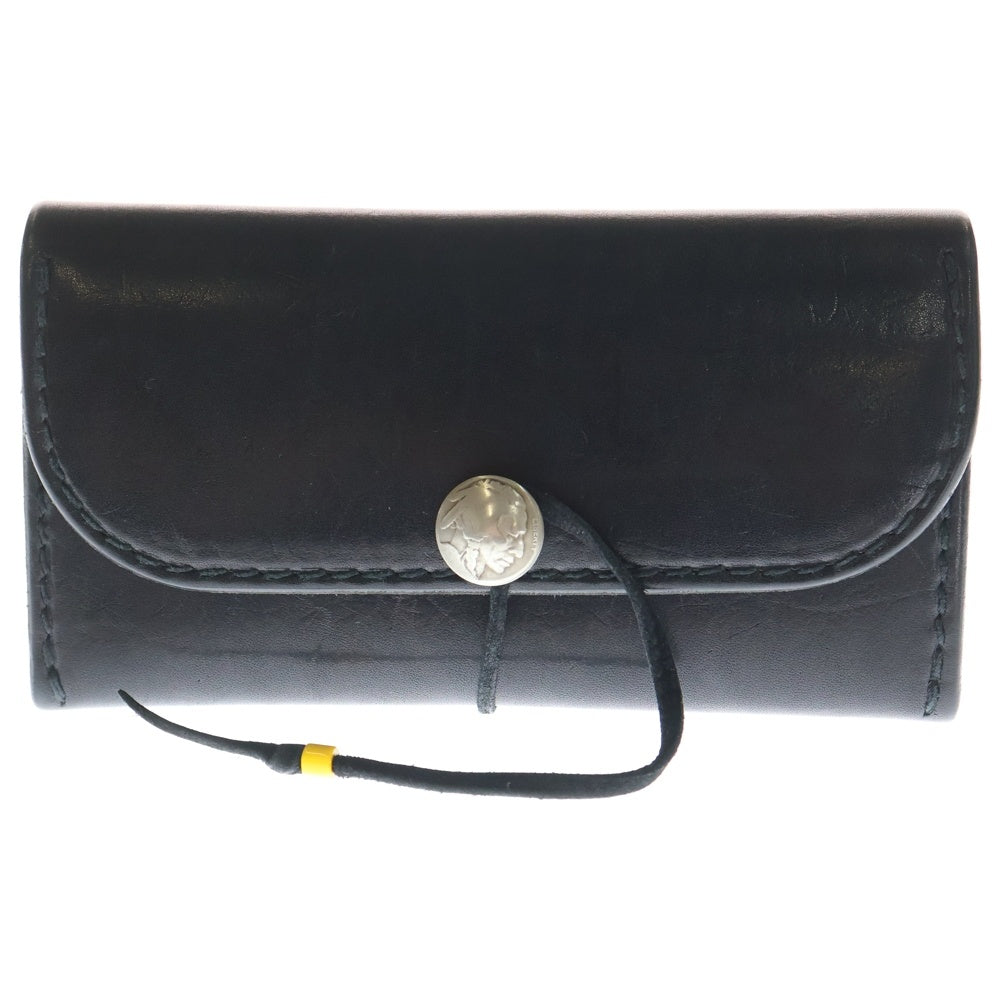 ゴローズ 三つ折り 長財布 コンチョ カスタム goro's ウォレット 黒色 goro's(ゴローズ) コンチョ付き レザーウォレット 三つ折り長財布 ブラック