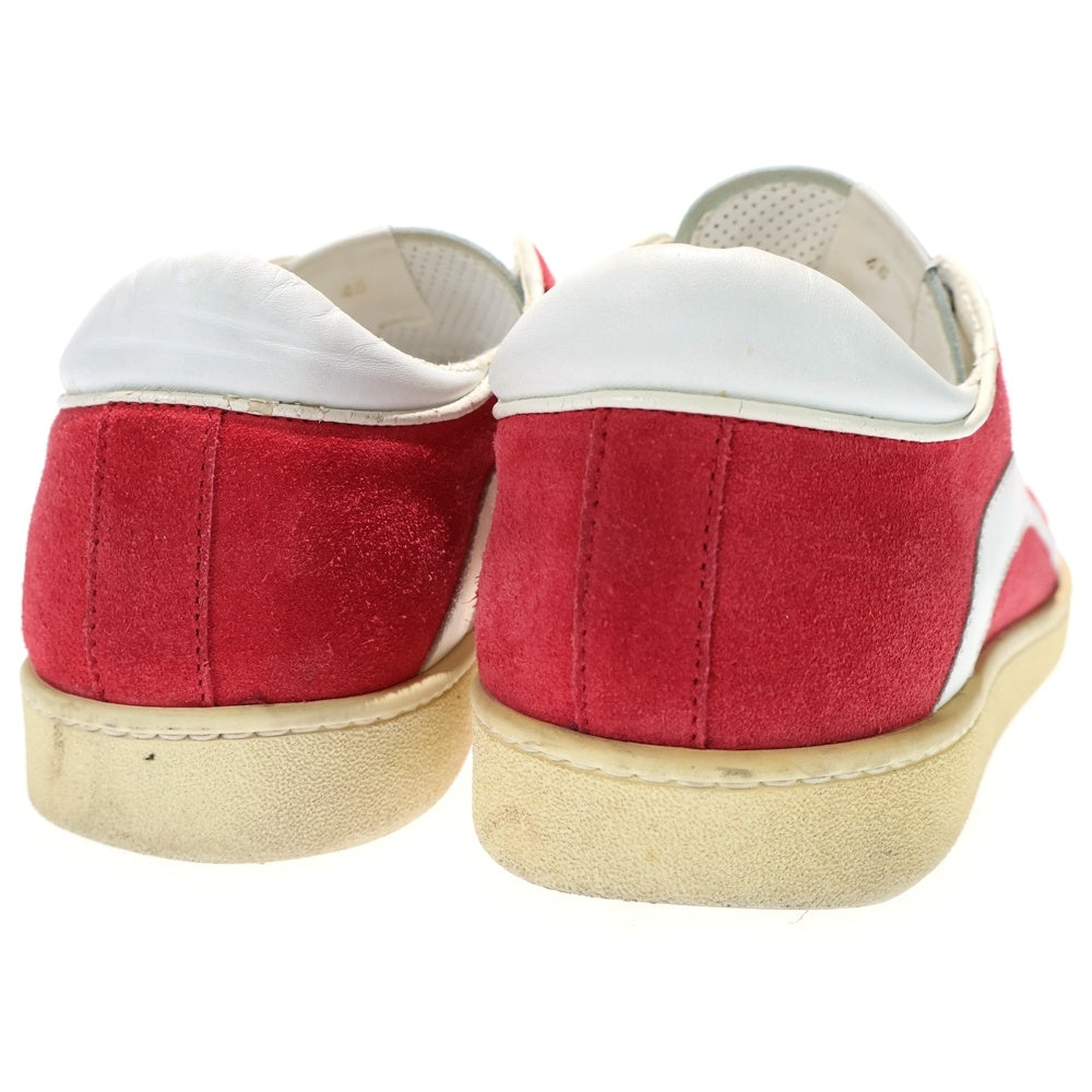 DSQUARED2(ディースクエアード) スエード ローカットスニーカー レッド