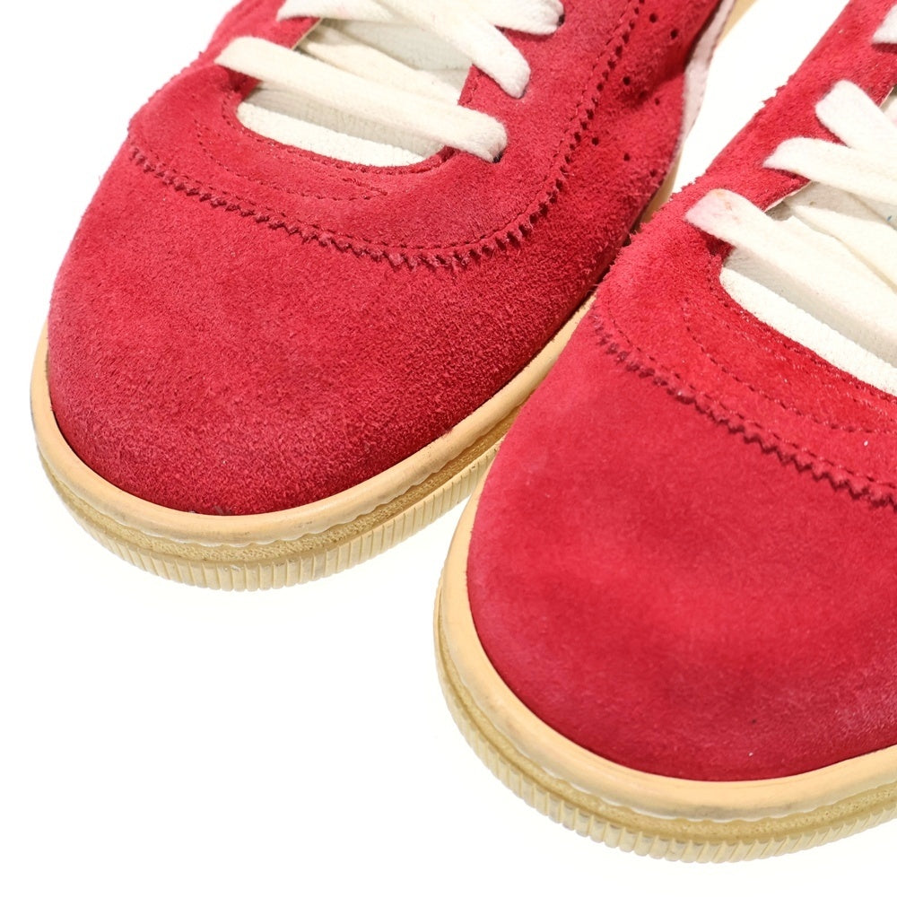 DSQUARED2(ディースクエアード) スエード ローカットスニーカー レッド