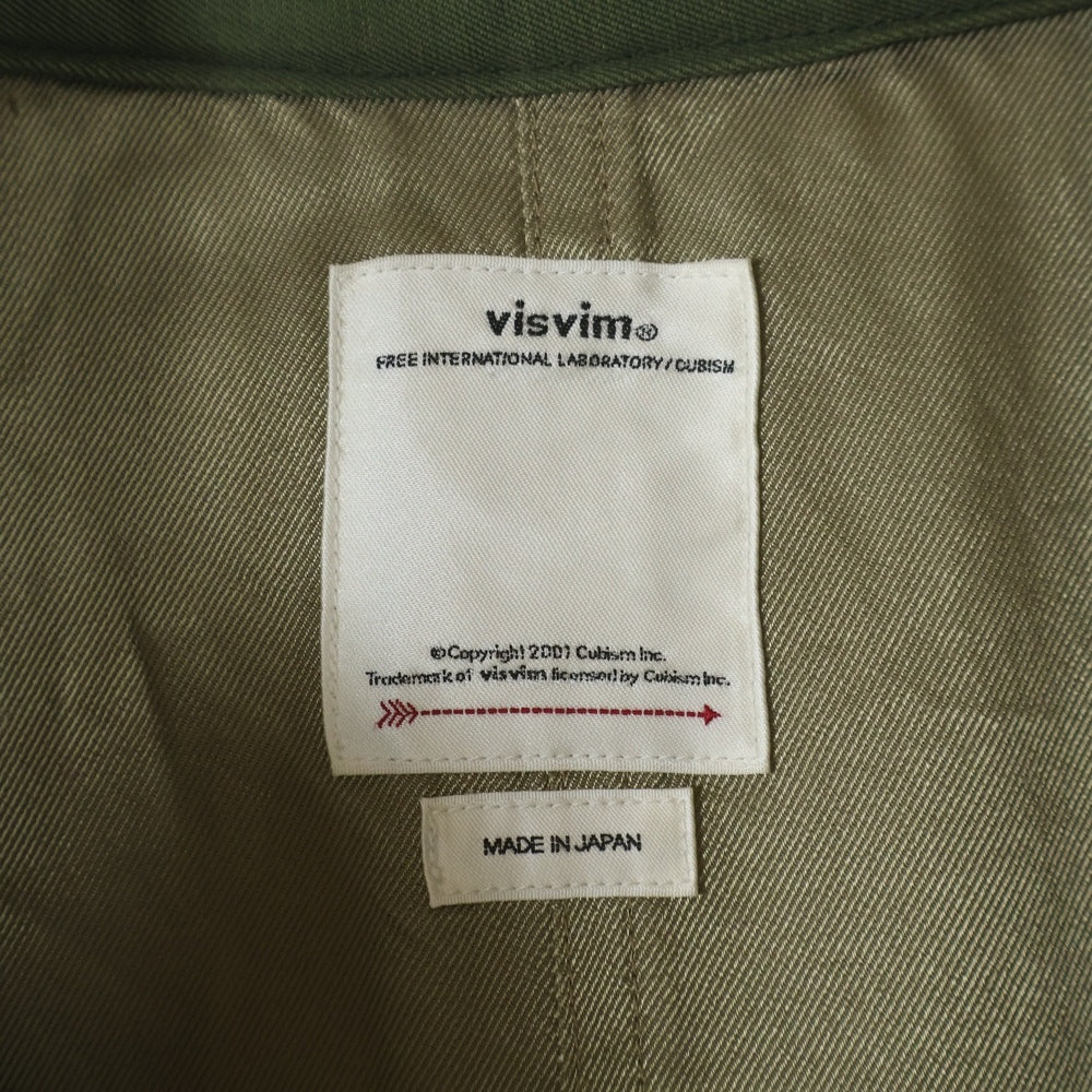 VISVIM(ヴィスヴィム) SIX-FIVE FISHTAIL PARKA フィッシュテイル パーカー カーキ 0120205013011