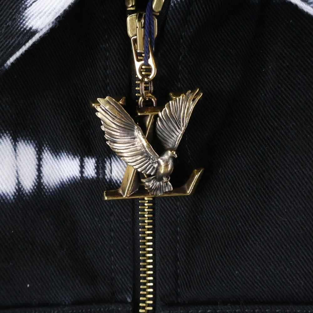LOUIS VUITTON(ルイヴィトン) 22AW タイダイモノグラムデニムワークジャケット RM222 PU9 HNA63W ブラック/ホワイト
