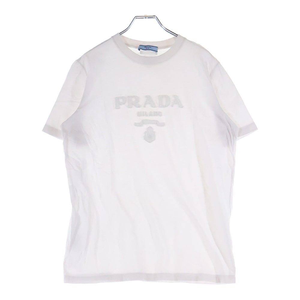 PRADA(プラダ) フロントワッペンロゴ半袖Tシャツ 35838R S162 124R