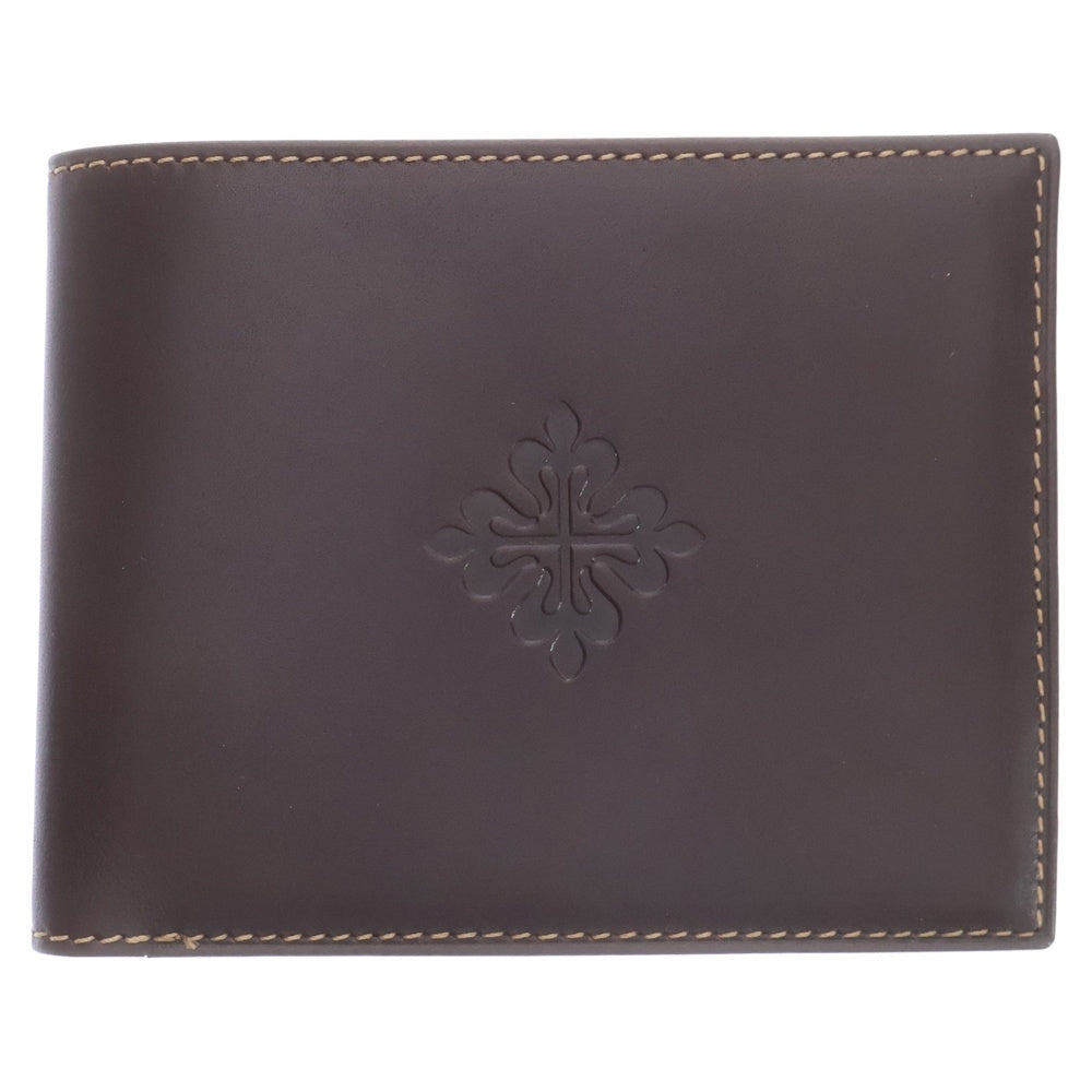 PATEK PHILIPPE(パテックフィリップ) 二つ折り財布 レザー ブラウン