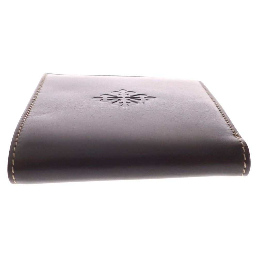 PATEK PHILIPPE(パテックフィリップ) 二つ折り財布 レザー ブラウン