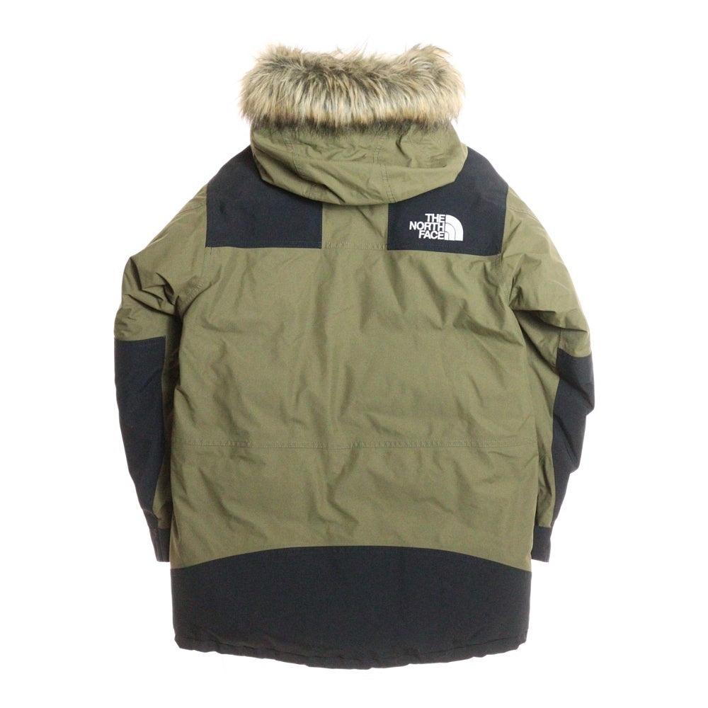 THE NORTH FACE(ザノースフェイス) MOUNTAIN DOWN COA ファー付き マウンテンダウンコートジャケット ND91835 カーキ
