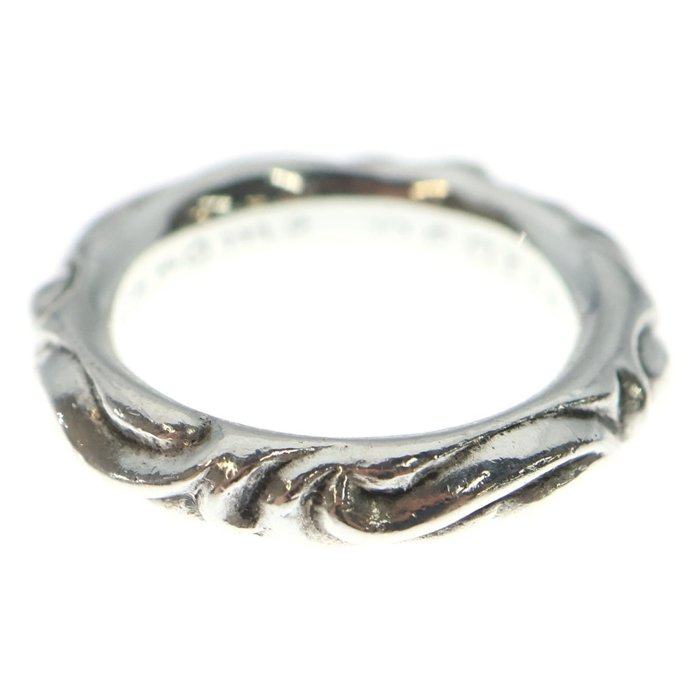 CHROME HEARTS(クロムハーツ) SCRL BAND スクロールバンド リング シルバー BCA351