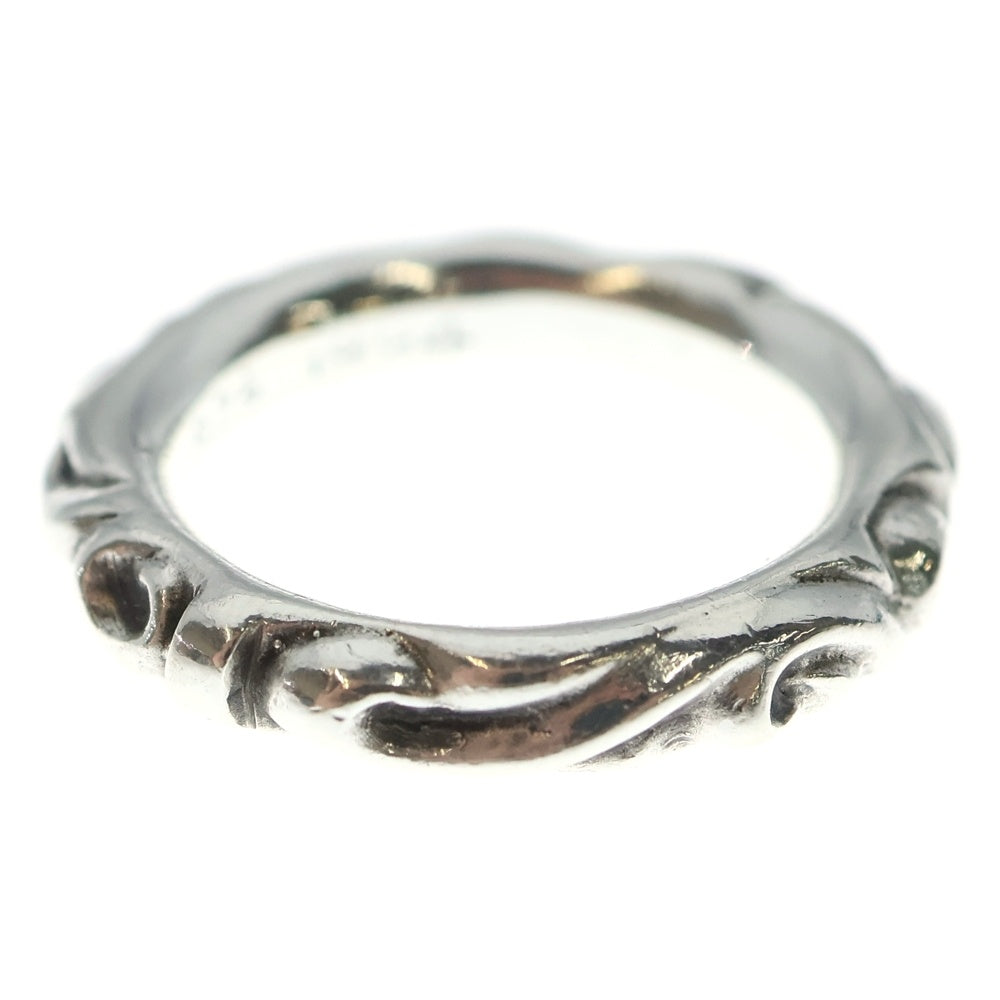 CHROME HEARTS(クロムハーツ) SCRL BAND スクロールバンド リング シルバー BCA351