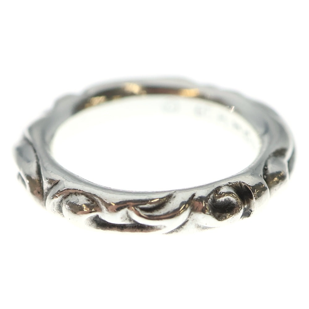 CHROME HEARTS(クロムハーツ) SCRL BAND スクロールバンド リング シルバー BCA351